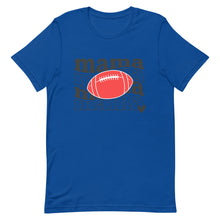 Load image into Gallery viewer, Football Mama Red Football Bella Canvas Unisex t-shirt
