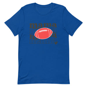 Football Mama Red Football Bella Canvas Unisex t-shirt