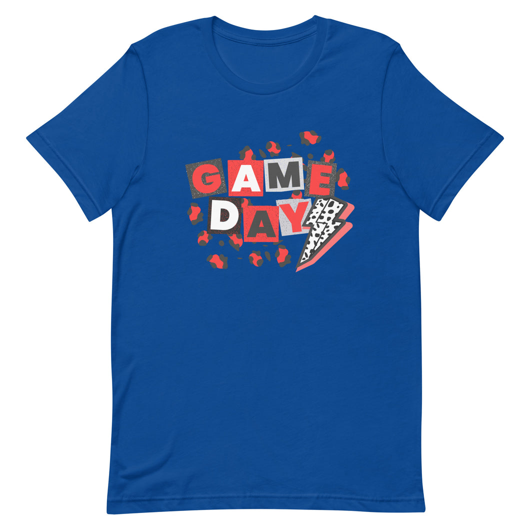 Game Day Red Eclectic Bella Canvas Unisex t-shirt