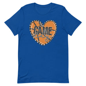 Basketball Heart Game Day Bella Canvas Unisex t-shirt