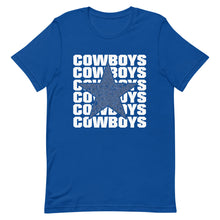 Load image into Gallery viewer, Multiple Cowboys Star Bella Canvas Unisex t-shirt
