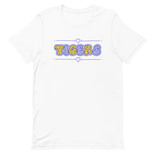 Load image into Gallery viewer, Yellow and Blue School Spirit Tigers Tee Bella Canvas Short-sleeve unisex t-shirt
