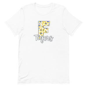 Blue and Yellow Tigers F tee Frenship Short-sleeve unisex t-shirt Bella Canvas