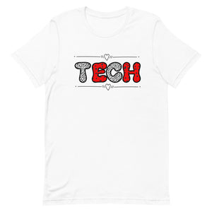 Bubble Letter Retro TECH Bella Canvas Short-sleeve unisex t-shirt