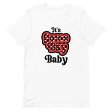 Load image into Gallery viewer, It&#39;s Game Day Baby Stars Red and Black Spirit Wear Unisex t-shirt
