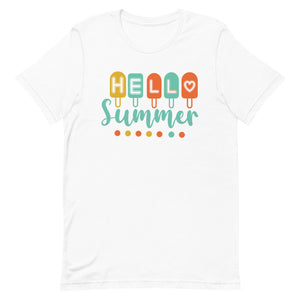 Hello Summer Popsicle Bella Canvas Unisex t-shirt