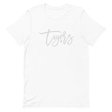 Load image into Gallery viewer, Tigers Script Font Bella Canvas Unisex t-shirt
