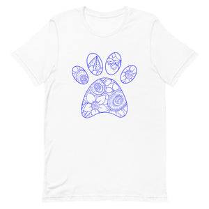 Mandalay Outline Tiger Paw Bella Canva Unisex t-shirt