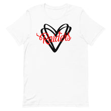 Load image into Gallery viewer, Raiders Double Heart Bella Canvas Unisex t-shirt
