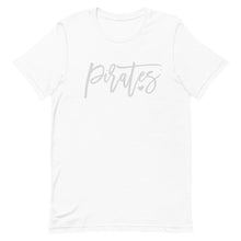 Load image into Gallery viewer, Pirates Script Font Bella Canvas Unisex t-shirt
