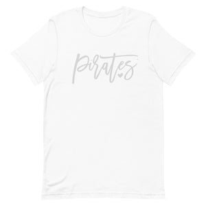 Pirates Script Font Bella Canvas Unisex t-shirt