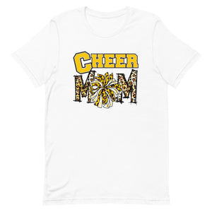 Yellow Cheer Mom Bella Canvas Unisex t-shirt