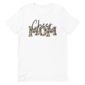 Leopard Cheer Mom Bella Canvas Unisex t-shirt