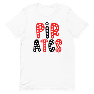 Pirates Dot Font Bella Canvas Unisex t-shirt