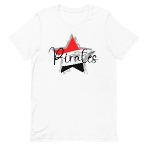 Distressed Pirates Star Bella Canvas Unisex t-shirt