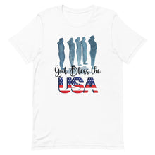 Load image into Gallery viewer, God Bless the USA Watercolor Bella Canvas Unisex t-shirt

