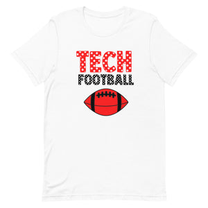 Tech Football Dot Bella Canvas Unisex t-shirt