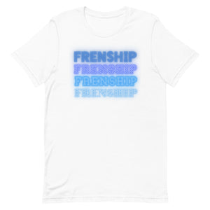 Neon Frenship Font Unisex t-shirt