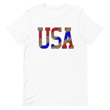 Load image into Gallery viewer, Leopard USA Bella Canvas Unisex t-shirt
