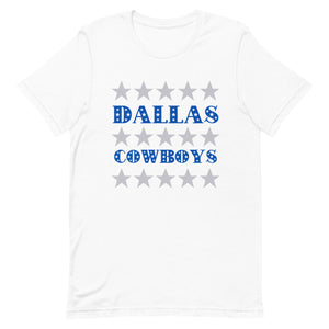 Star Studded Dallas Cowboys Bella Canvas Unisex t-shirt