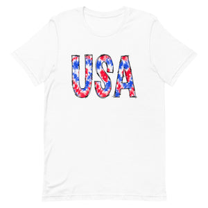 Tie Dye USA Bella Canvas Unisex t-shirt