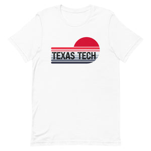 Retro Sun Texas Tech Bella Canvas Unisex t-shirt