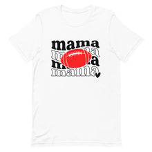 Load image into Gallery viewer, Football Mama Red Football Bella Canvas Unisex t-shirt
