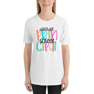 Colorful Assistant Principal Bella Canvas Unisex t-shirt