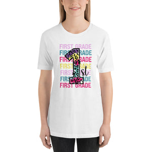 First Grade Colorful Bella Canvas Unisex t-shirt