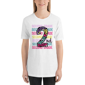 Second Grade Colorful Unisex t-shirt