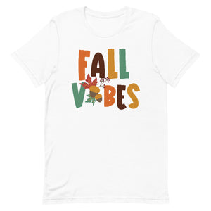 Fall Vibes Acorn Bella Canvas Unisex t-shirt