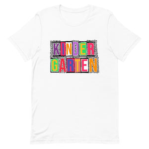 Retro Kindergarten Bella Canvas Unisex t-shirt