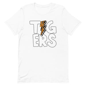 Tigers Stripe Bolt Bella Canvas Unisex t-shirt