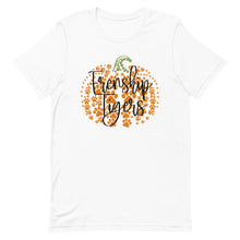 Load image into Gallery viewer, Frenship Tigers Mini Paw Pumpkin Bella Canvas Unisex t-shirt
