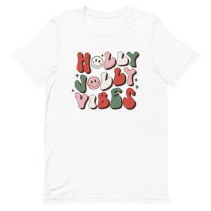 Holly Jolly Vibes Bella Canvas Unisex t-shirt