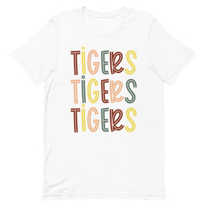 Tigers Fall Colors Bella Canvas  Unisex t-shirt