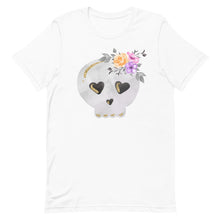 Load image into Gallery viewer, Floral Skull Bella Canvas Unisex t-shirt
