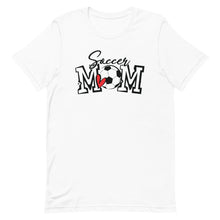 Load image into Gallery viewer, Soccer Mom Mini Heart Bella Canvas Unisex t-shirt
