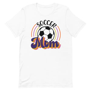 Colorful Soccer Mom Bella Canvas Unisex t-shirt