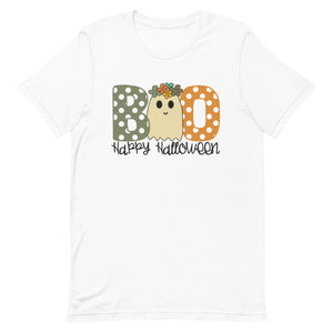 Boo Happy Halloween Bella Canvas Unisex t-shirt