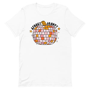 Groovy and Spooky Halloween Unisex t-shirt