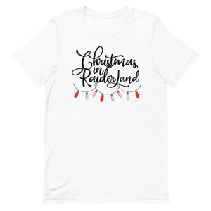 Christmas in Raider Land Unisex t-shirt