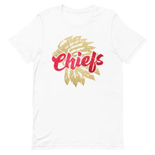 Load image into Gallery viewer, Chiefs Gold Head Dress Bella Canvas Unisex t-shirt
