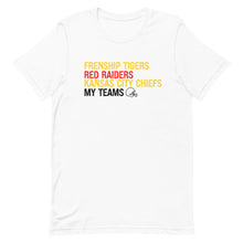 Load image into Gallery viewer, My Teams 2 Bella Canvas Unisex t-shirt
