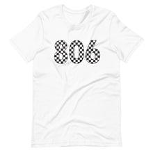 Load image into Gallery viewer, 806 Checkered Bella Canvas Unisex t-shirt
