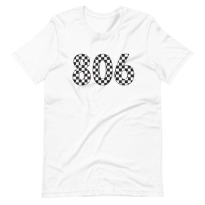 806 Checkered Bella Canvas Unisex t-shirt