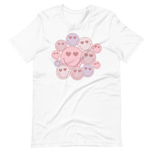 Happy Eyes Smiley Face Bella Canvas Unisex t-shirt