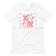 Load image into Gallery viewer, XOXO valentines bell canvas Unisex t-shirt
