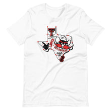 Load image into Gallery viewer, Texas Shaped Texas Tech Unisex t-shirt
