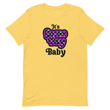 Load image into Gallery viewer, It&#39;s Game Day Baby Purple Font Bella Canvas Unisex t-shirt
